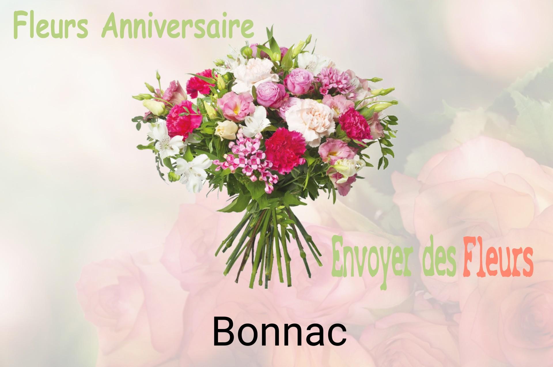 Bouquet de fleurs d’anniversaire livré à Bonnac